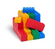 Byggklossar mjuka i plast, 48 delar