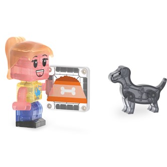 Magna-Tiles Lekhus för djur, 50 delar