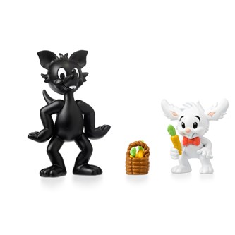 Lille skutt & Vargen figurset, 3 delar