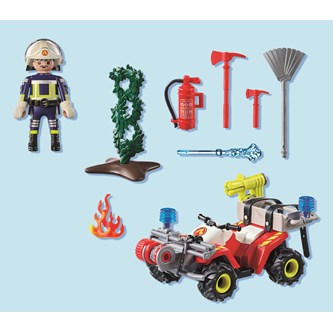 Playmobil Brandkår fyrhjuling