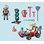 Playmobil Brandkår fyrhjuling