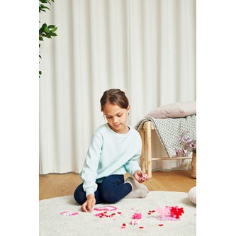 PLUS-PLUS Röd och Rosa mix, 1 200 delar