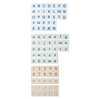Mag Genius magnetiskt ABC & 123, 190 delar