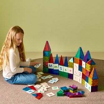 Mag Genius magnetiskt ABC & 123, 190 delar