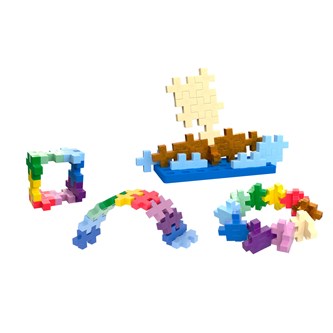 PLUS-PLUS Big färgspektrum, 60 delar