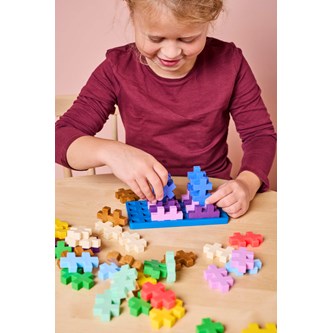 PLUS-PLUS Big färgspektrum, 60 delar