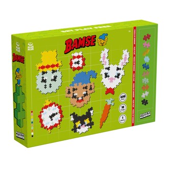 PLUS-PLUS Bamse & vänner, 600 delar