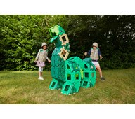 Polydron byggklossar Dinosaurieset, 130 delar