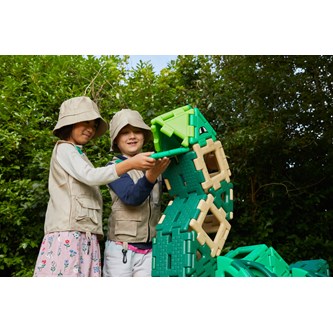 Polydron byggklossar Dinosaurieset, 130 delar