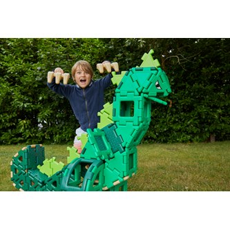 Polydron byggklossar Dinosaurieset, 130 delar