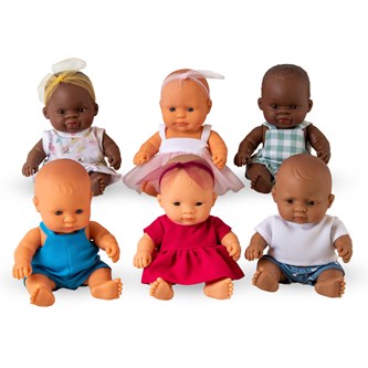 Dockor 21 cm, 6-pack