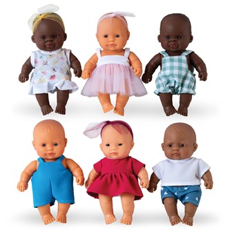 Dockor 21 cm, 6-pack