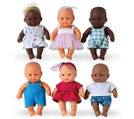 Dockor 21 cm, 6-pack