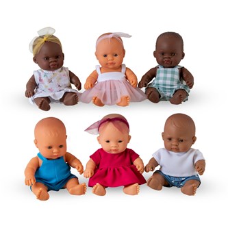 Dockor 21 cm, 6-pack