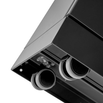 Bica advanced 2-fack avfallssortering lock/öppet inkast 2x65 l