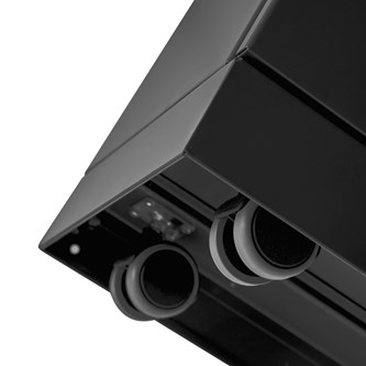 Bica advanced 2-fack avfallssortering lock/öppet inkast 2x65 l