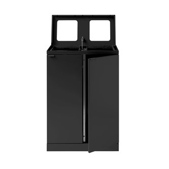 Bica advanced 2-fack avfallssortering öppna inkast 2x65 l