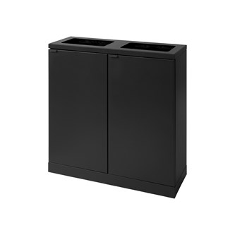 Bica advanced 2-fack avfallssortering öppna inkast 2x95 l