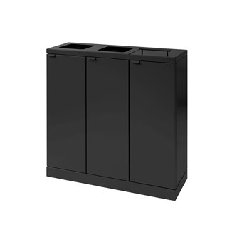 Bica advanced 3-fack avfallssortering lock/öppna inkast 3x65 l