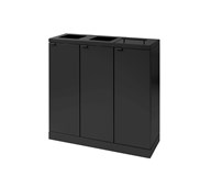 Bica advanced 3-fack avfallssortering lock/öppna inkast 3x65 l