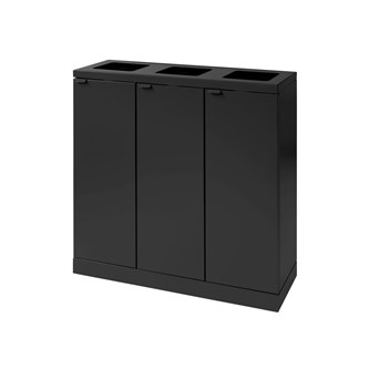 Bica advanced 3-fack avfallssortering öppna inkast 3x65 l