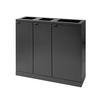 Bica advanced 3-fack avfallssortering öppna inkast 2x65 l och 1x95 l