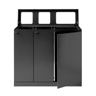 Bica advanced 3-fack avfallssortering öppna inkast 2x65 l och 1x95 l