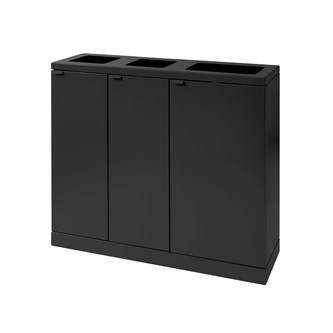 Bica advanced 3-fack avfallssortering öppna inkast 2x65 l och 1x95 l