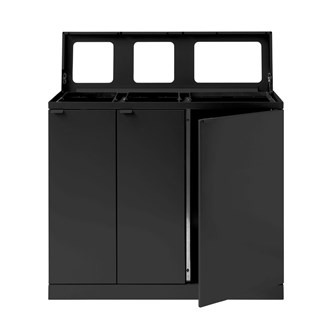 Bica advanced 3-fack avfallssortering öppna inkast 2x65 l och 1x95 l