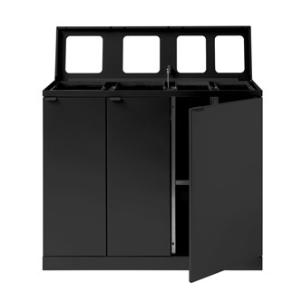 Bica advanced 4-fack avfallssortering öppna inkast 2x65 l och 2x45 l