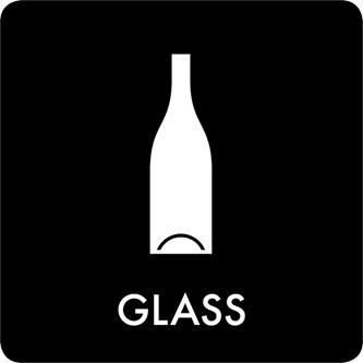 Bica dekal till avfallssortering