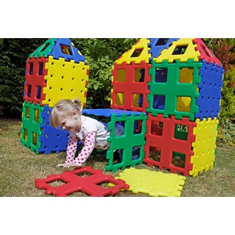 Polydron byggklossar XL, 36 delar