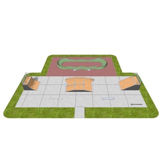 Skatepark 9 med Pumptrack