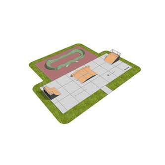Skatepark 9 med Pumptrack