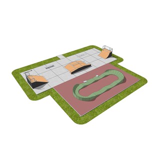 Skatepark 9 med Pumptrack