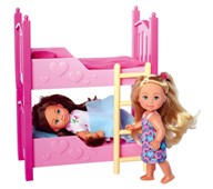 Evi våningsäng med 2 dockor