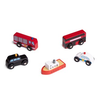 Bilar till vägbana, 5 delar