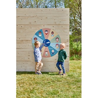 Utomhustavla känslor rund