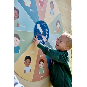 Utomhustavla känslor rund