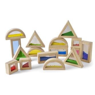 Sensoriska byggklossar, 16 delar