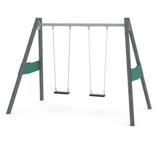 Recycled:play Hög gungställning med 2 sitsar RC0542