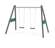Recycled:play Hög gungställning med 2 sitsar RC0542