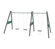 Recycled:play hög gungställning med 3 sitsar RC0591