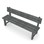 Recycled:play sittbänk med ryggstöd RC0961