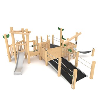 ROBINIA 1209 kombinationslek med 2 ramper