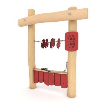 ROBINIA 1933 marknadsstånd röd