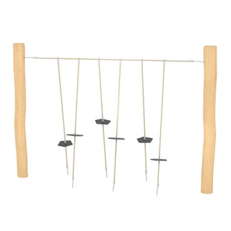 ROBINIA 1960 passage med klätterrep