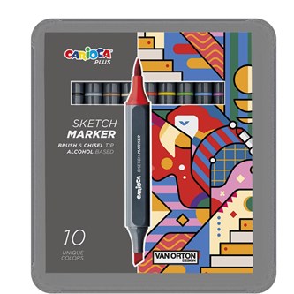 Sketch marker Carioca Plus, 10-pack