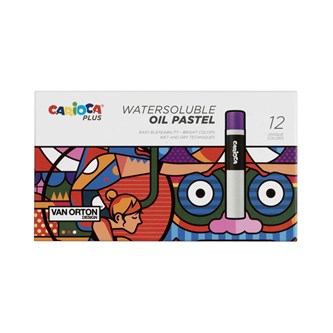 Oil pastels Carioca Plus, 12-pack