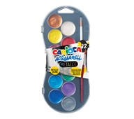 Akvarellfärglåda 12 färger, metallic